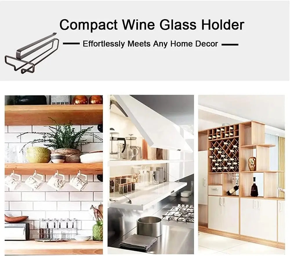 GlasGlanz – Elegantly store wine glasses floating!