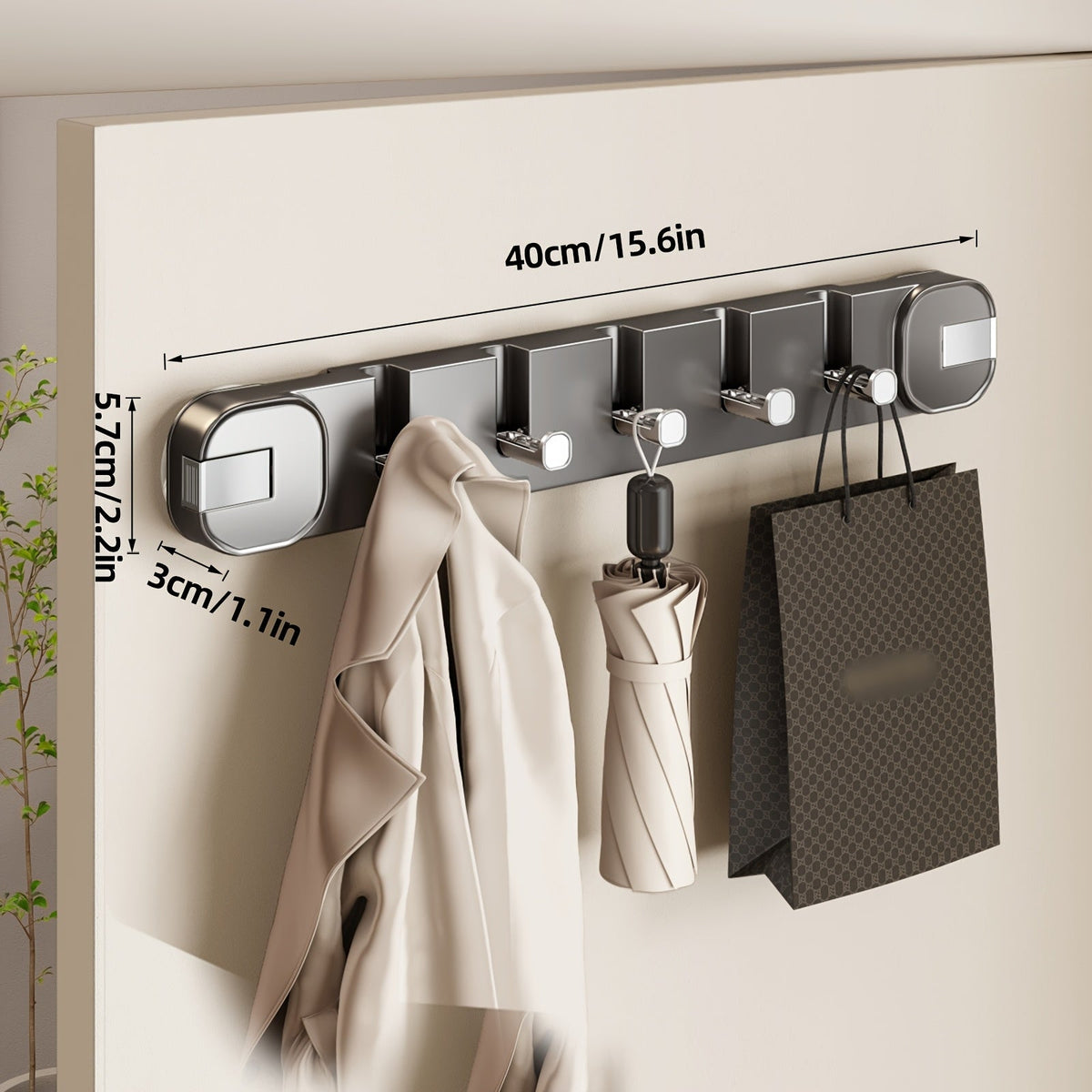 1+1 FREE | OrganizeEase – wall-mounted storage solution without damage, providing instant order