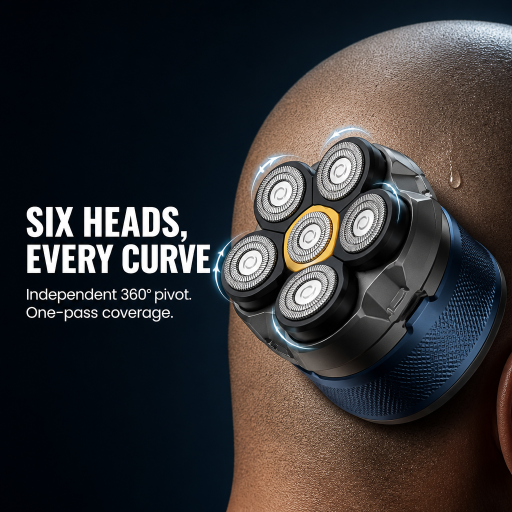 SmoothGlideShaver – Perfectly smooth scalp in under 3 minutes
