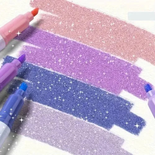 SparkLuxe – Double-sided Glitter Pens for Creative Minds