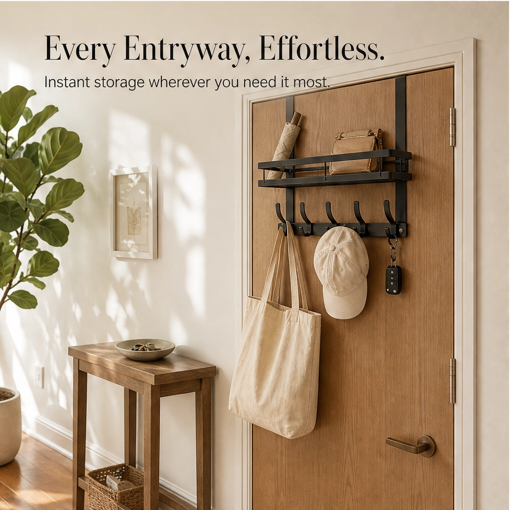 DoorNest - Instantly Unlock Hidden Storage on Any Door