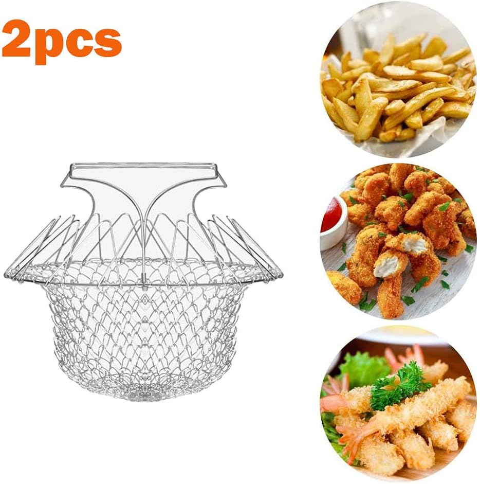 1+1 FREE | FlexiChef Duo – 2-in-1 Kitchen Basket for Cooking, Frying & Draining