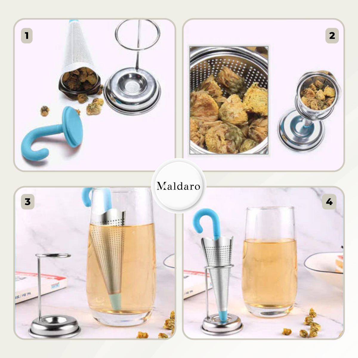 1+1 FREE | TeaBrella – Stylish Tea Enjoyment with Fun Factor!