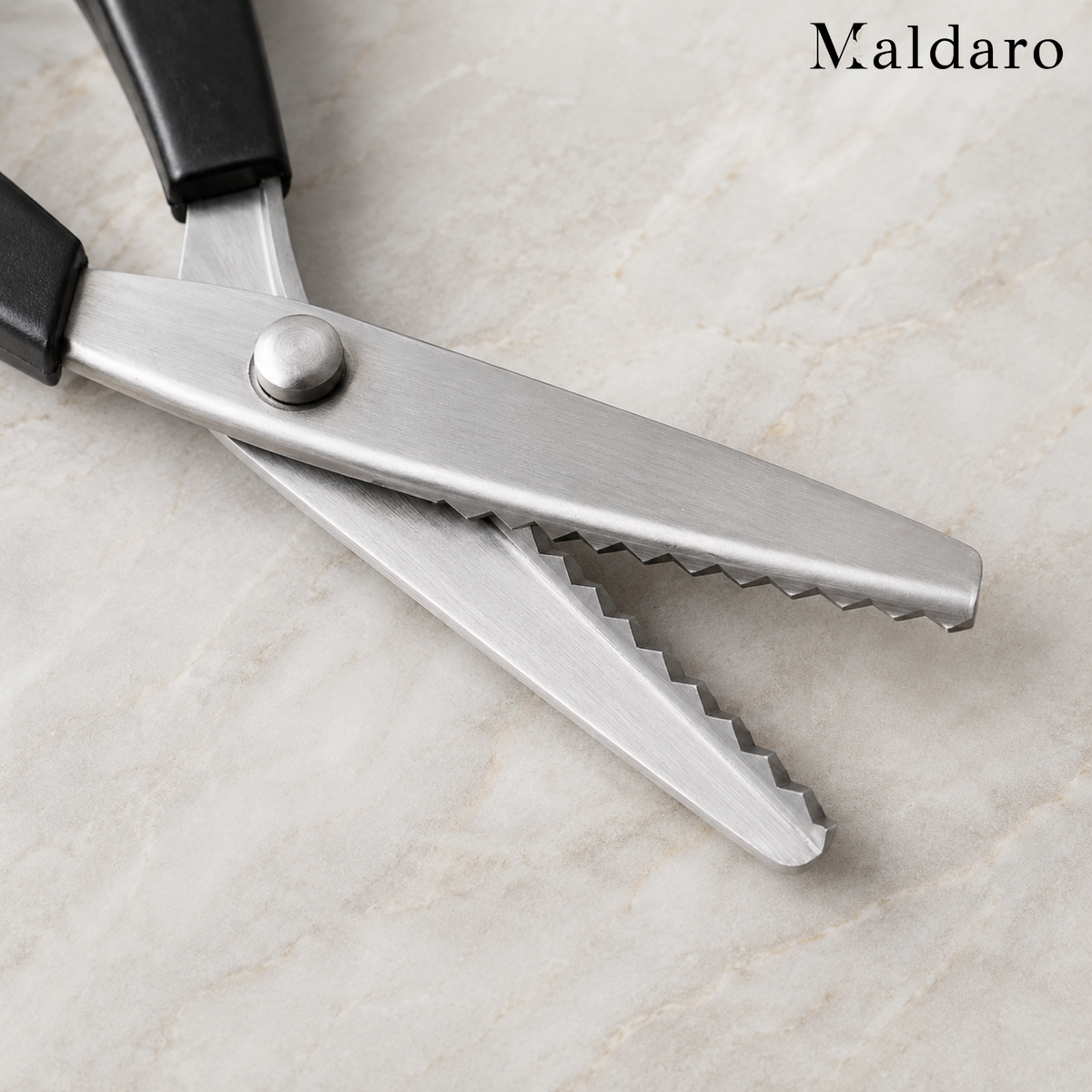 SilkySnipper Professional Scissors | Triangular Teeth | Precise & Sharp | For Fabric, Paper & Crafting