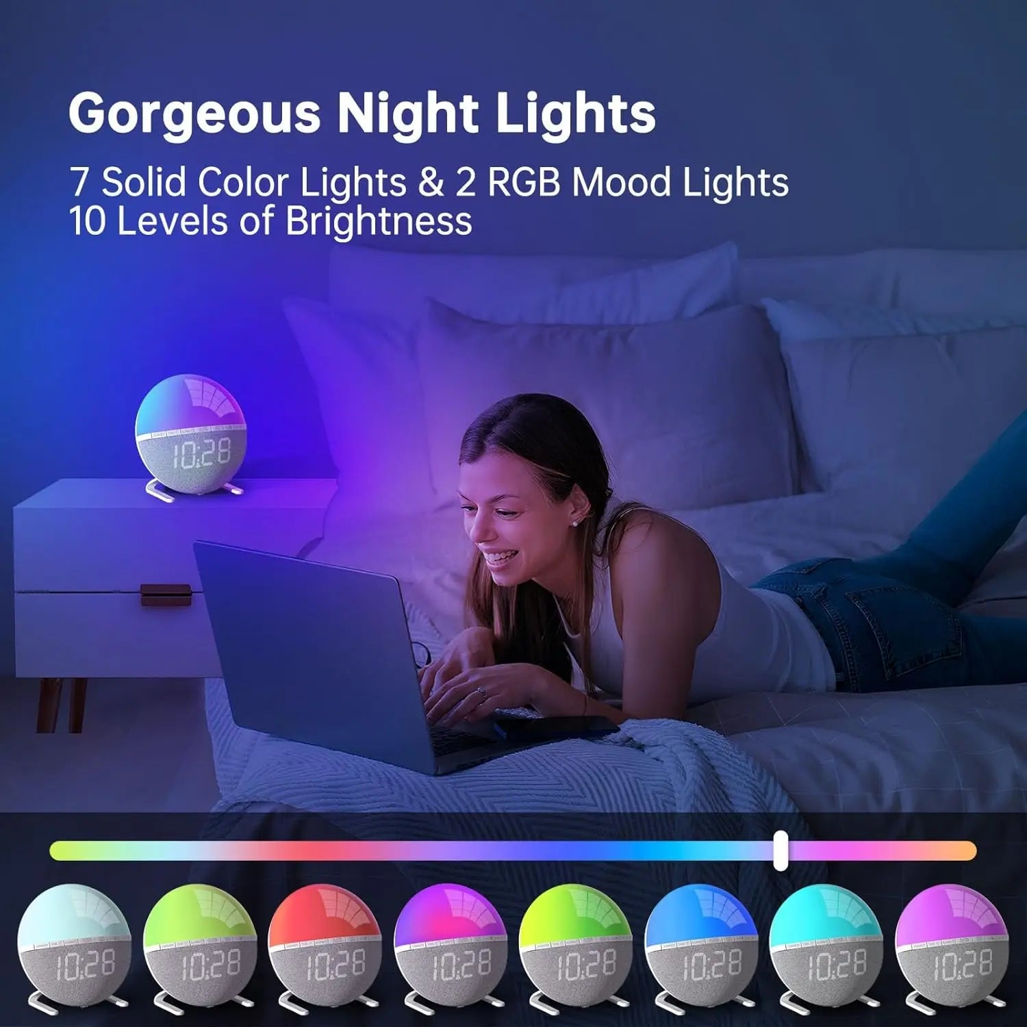 LumiRise – The Gentle Sunrise Alarm Clock for Refreshing Waking Up