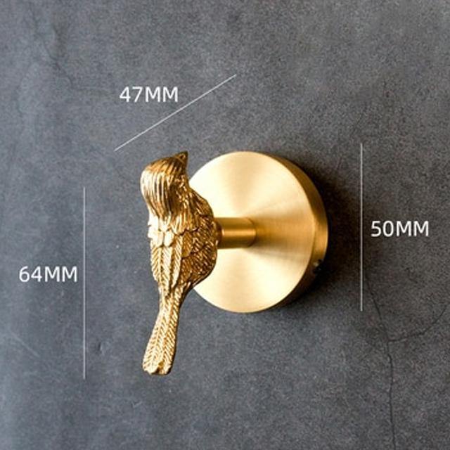 WallWonders - Stunning Brass Animal Hooks for Instant Wall Organization
