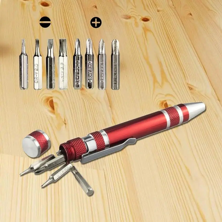 PocketFix – Your 8-in-1 Screwdriver for Every Situation!