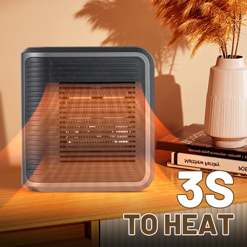 HeatWave – Compact Wall Heater with Thermostat & Timer