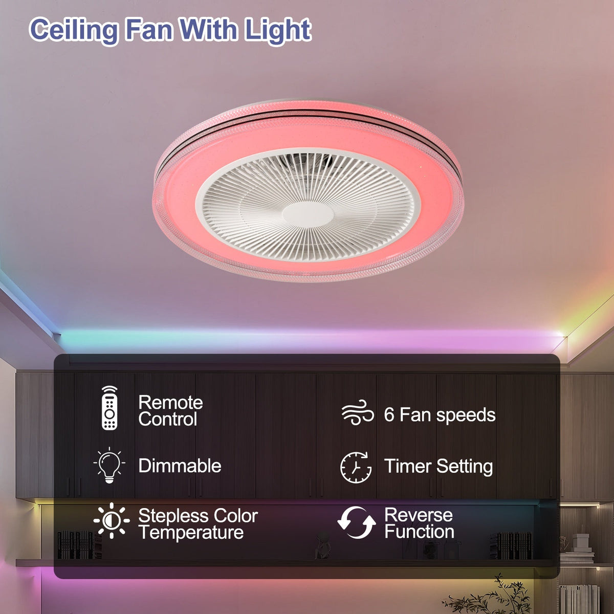 LumiWind - Perfect Cool Air and Mood Lighting Immediately