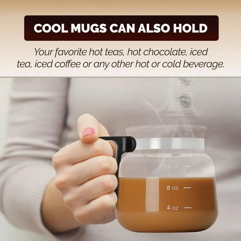 BrewMate – The Stylish Glass Cup in Coffee Pot Design