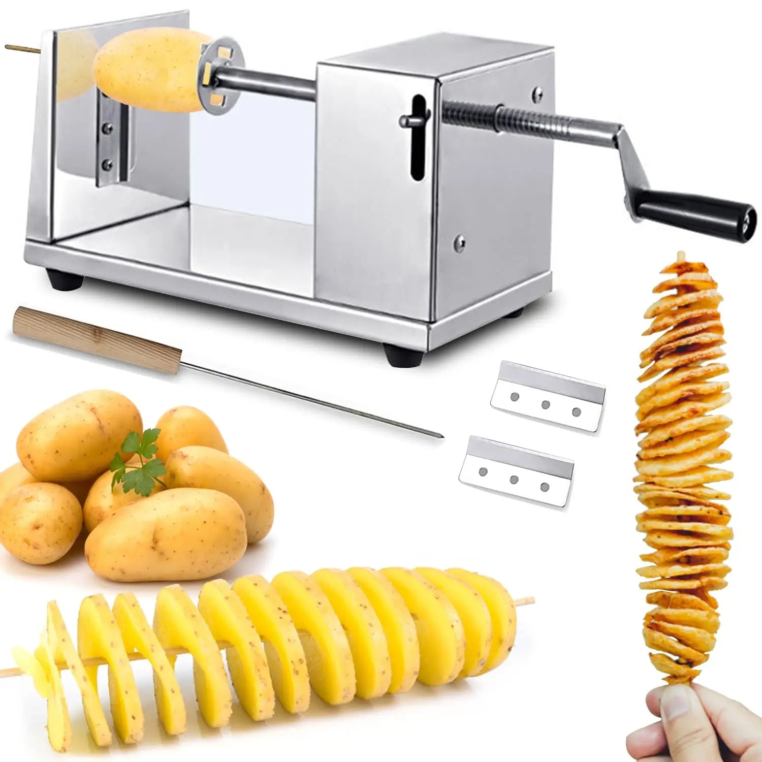 VegiTwist Pro – Perfect Vegetable Spirals in Seconds!
