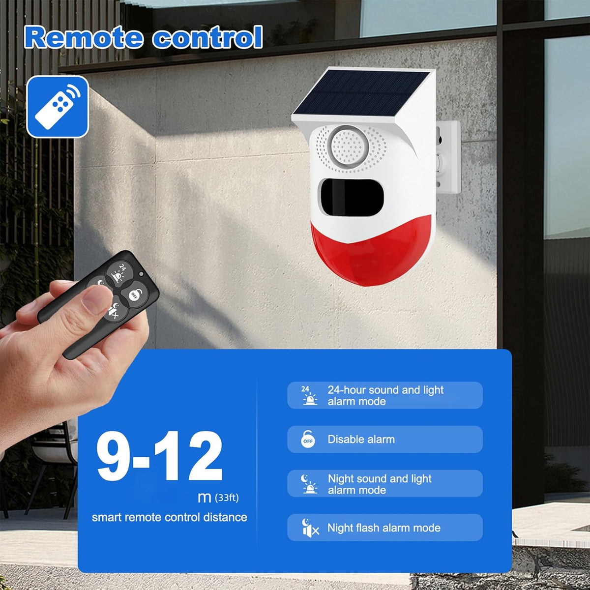 SecureGuardAlert – Quickly Stop Intruders with Loud Siren and Bright Light
