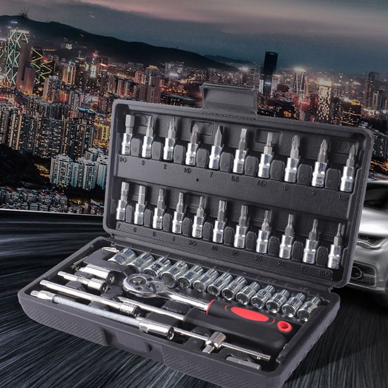 RigorGrip – The Ultimate 46-Piece Quick-Change Socket Wrench Set