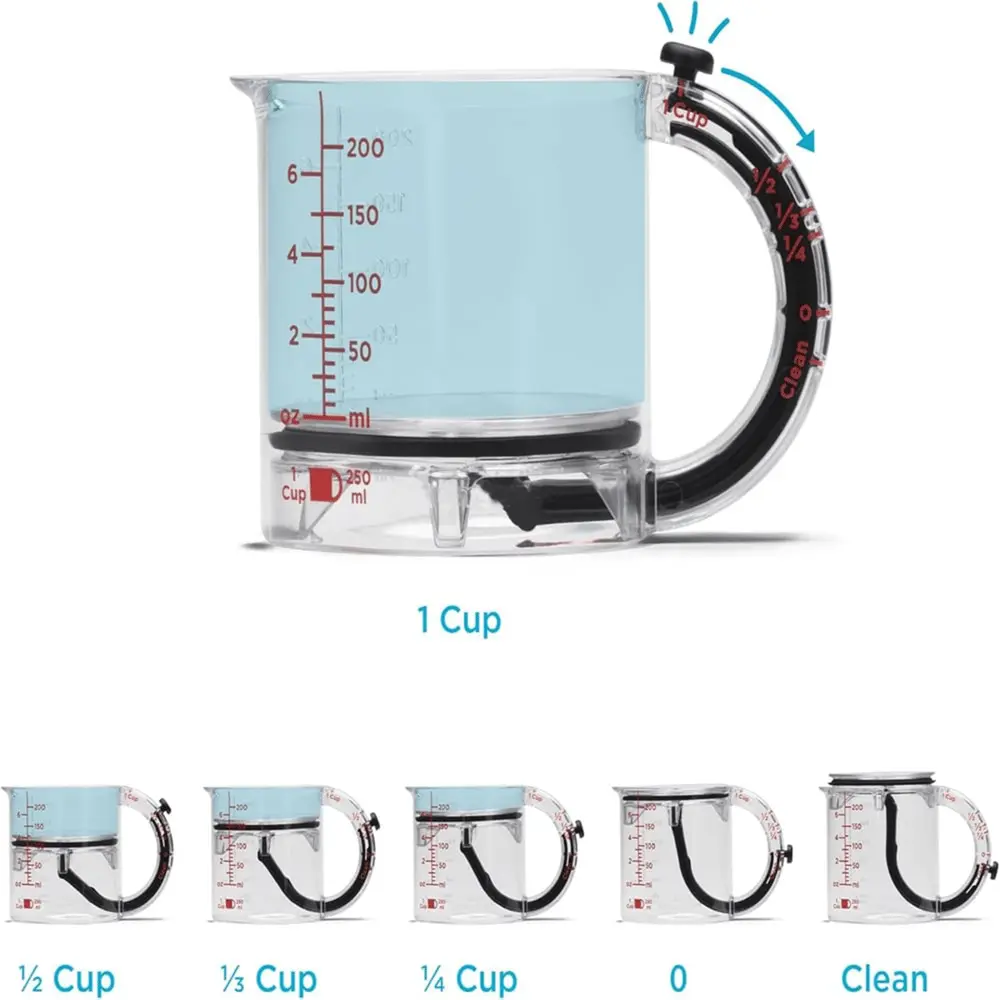 MeasurePerfect – 4-in-1 Measuring Cup for Precise Cooking