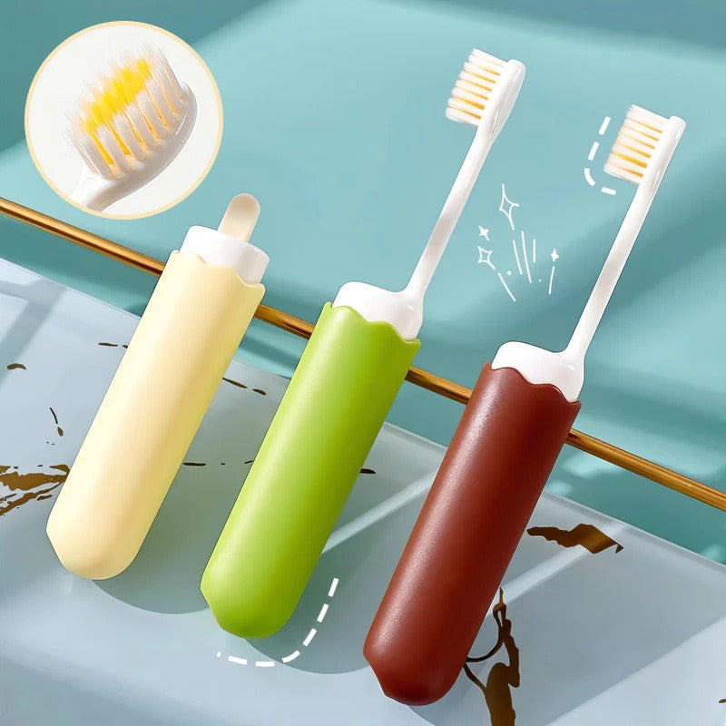 1+1 FREE | FoldCare - Stay fresh and clean everywhere with foldable travel toothbrush