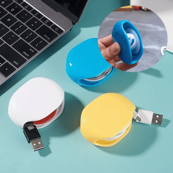 1+1 FREE | CableEase – No More Cable Mess at the Push of a Button!