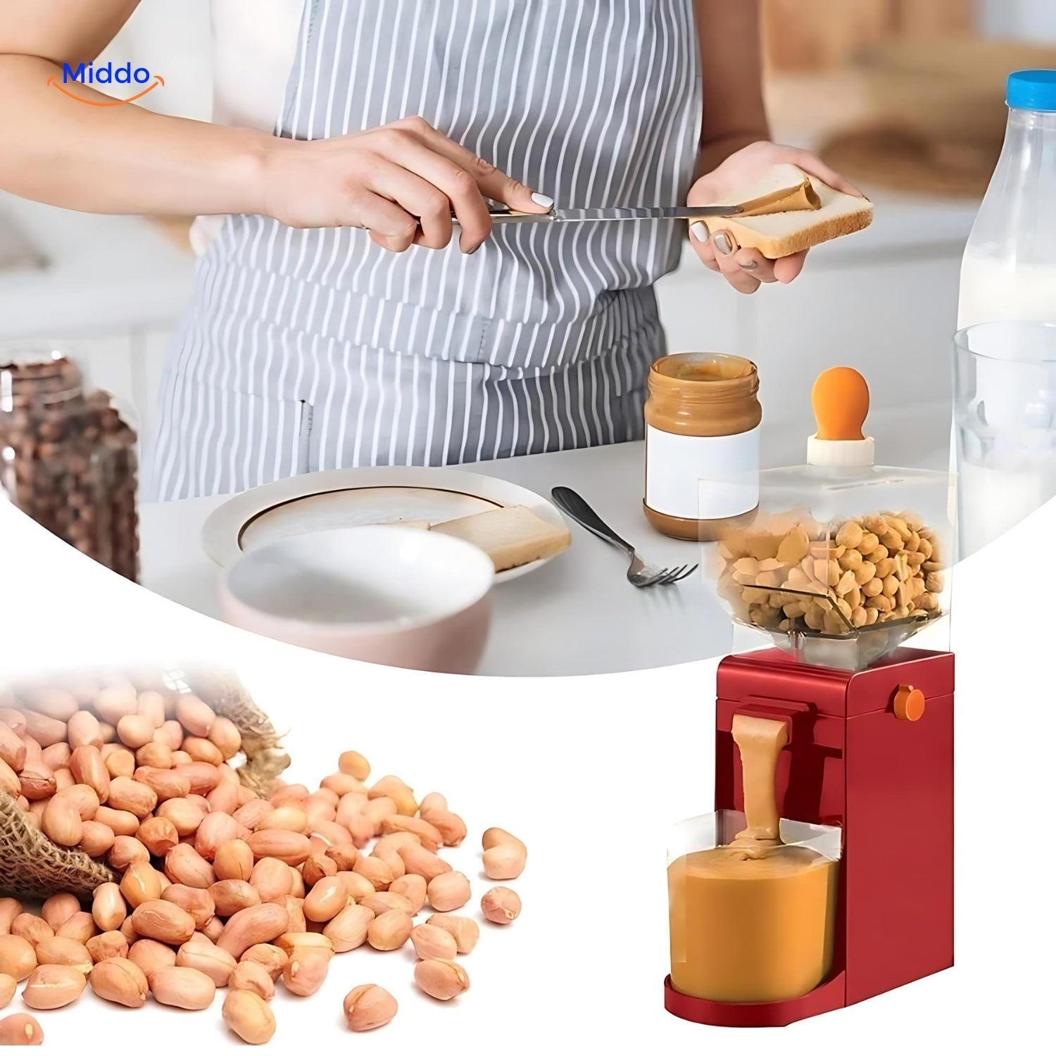 NutriPress – The Electric Peanut Butter Maker for Fresh, Healthy Spreads