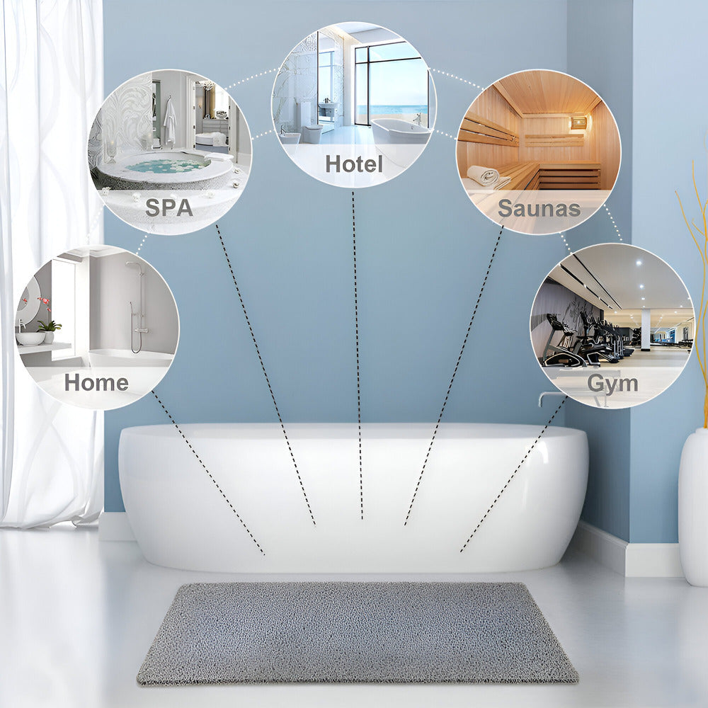 SafeStride - Ultimate Non-Slip Shower Mat for Secure Steps