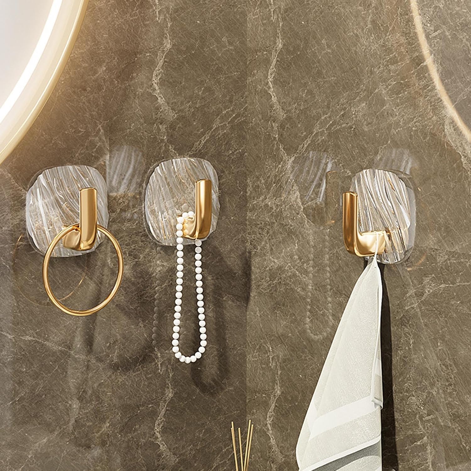 2+1 FREE | LuxHook – Strong Hold Without Drilling, Elegant in Design!