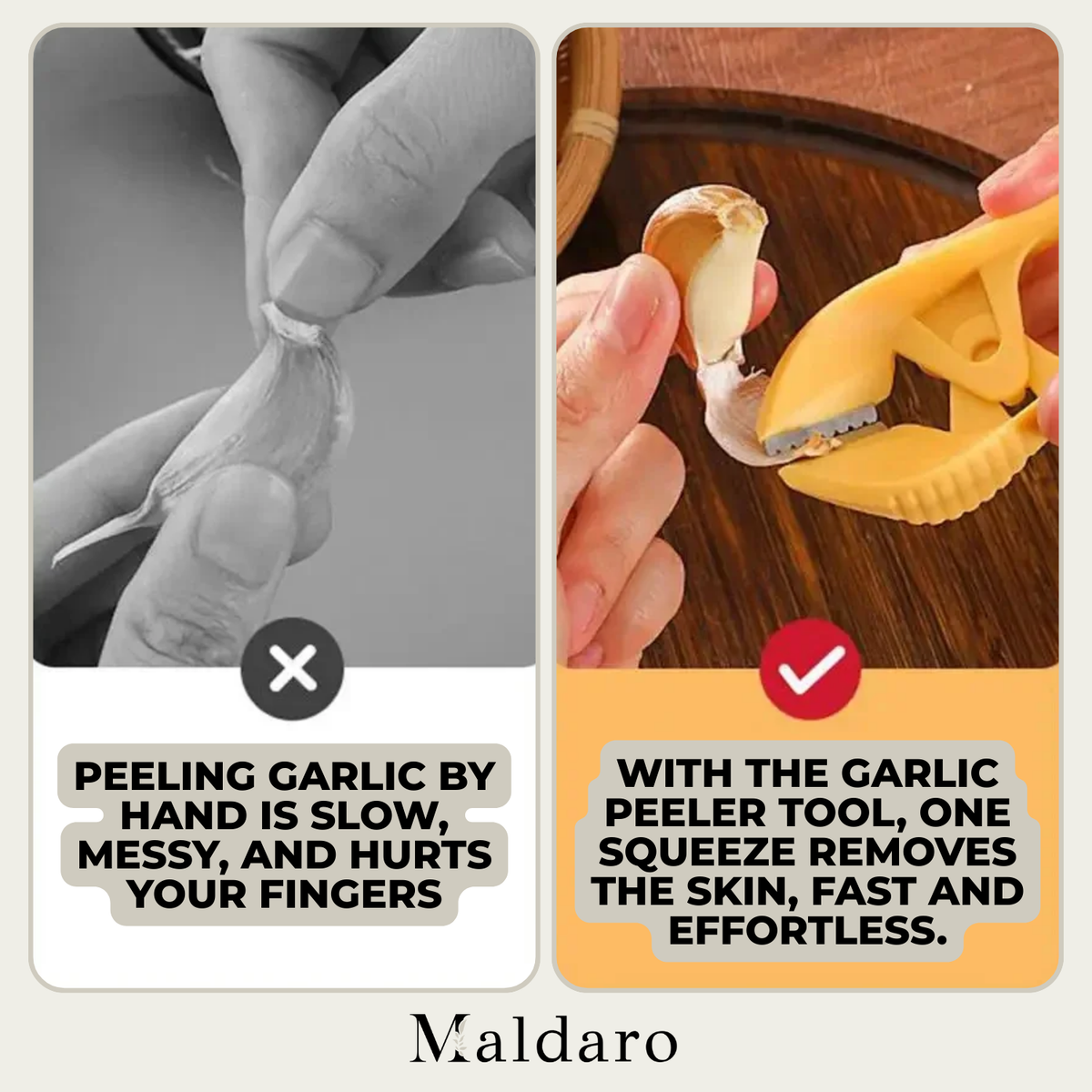 2+2 FREE | SpeedyGarlic Peel – Garlic peeling in seconds