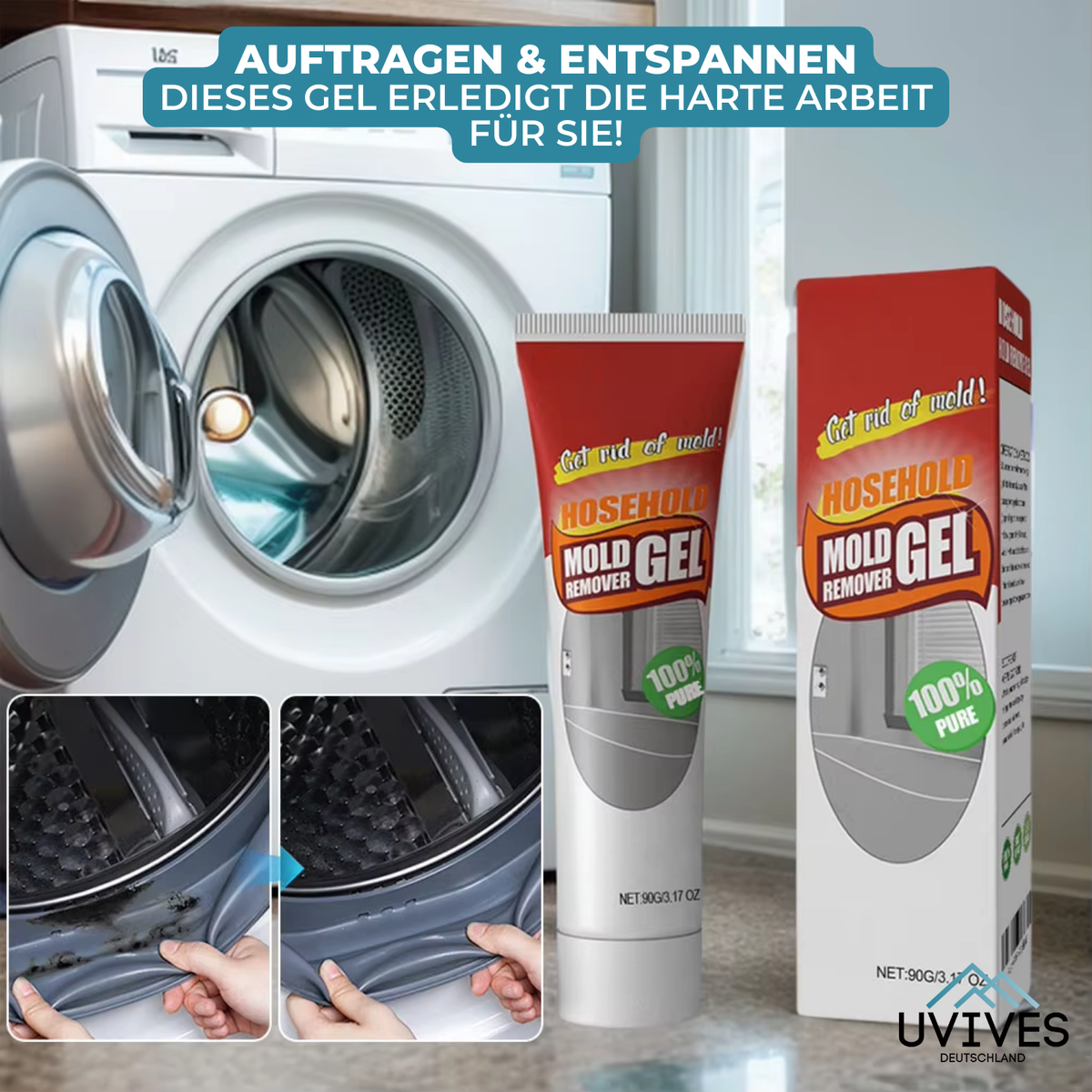 1+1 FREE | MoldFix Mold Remover | Powerful & Fast Acting | Long-lasting Protection | Odor Eliminating