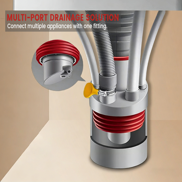 DrainLocker – Connect Multiple Devices Without Leaks or Odors
