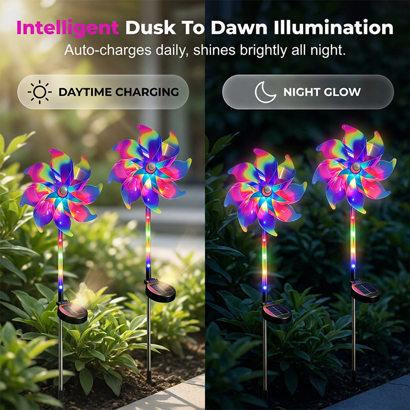 GlowTurbine – Illuminate Your Garden Automatically Day and Night