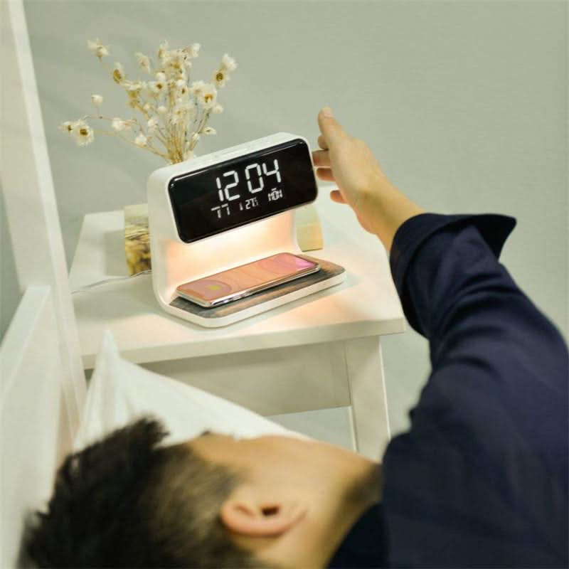 SmartDock – Free Your Nightstand with Light, Charging Station & Alarm Clock