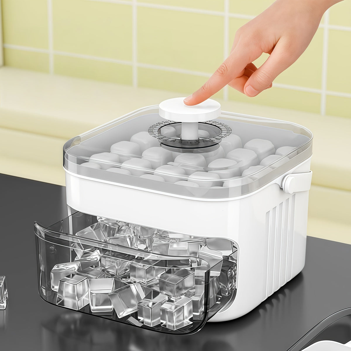 PushIce – Perfect Ice Cubes Released Effortlessly Every Time