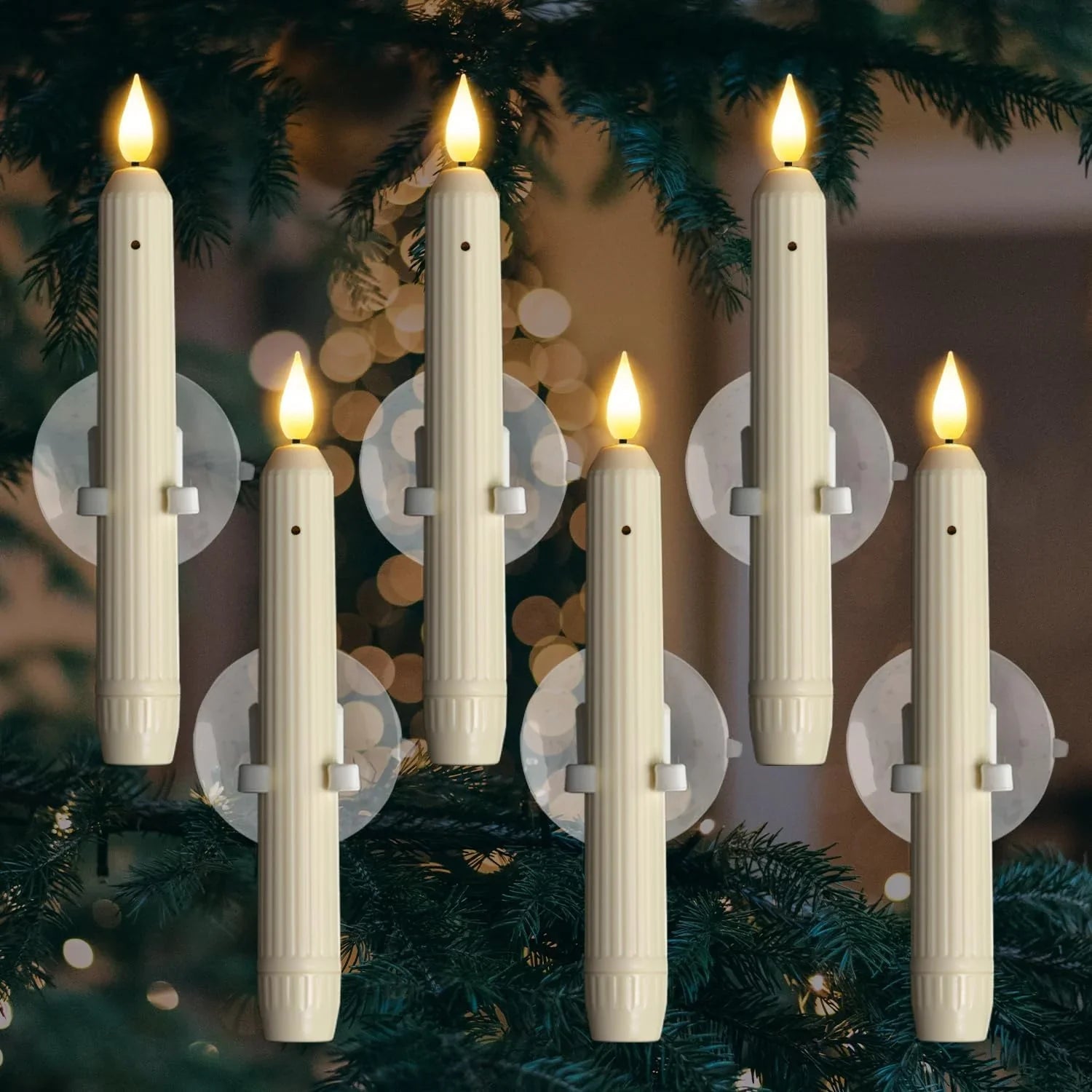 3+3 FREE | WindowGlow – Sensor LED Candles for Your Windows!