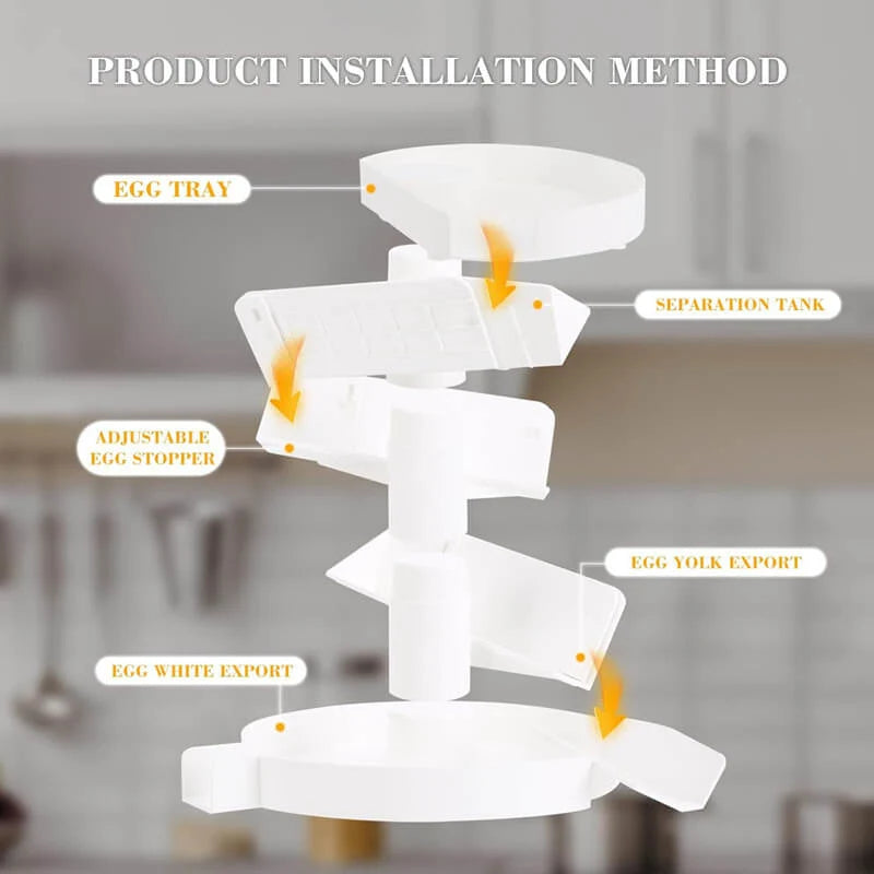 YolkShield – Quickly Separates Eggs Without Mess or Broken Yolks