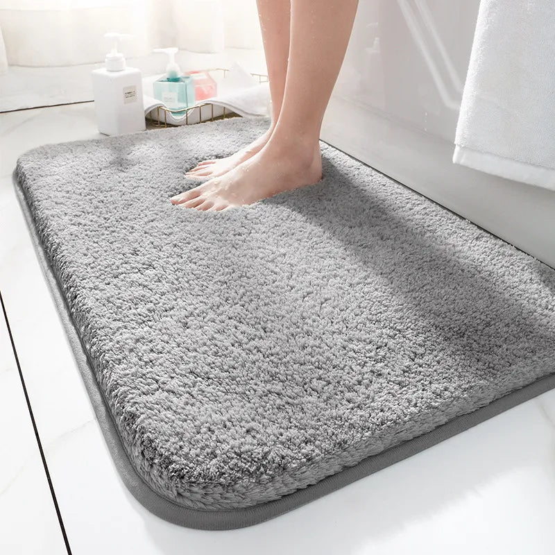 PlushDry – Luxury Bath Mat for Warm & Dry Feet!