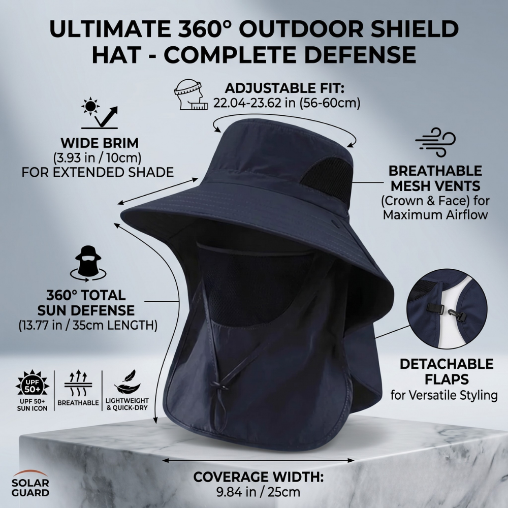 SunFree – Ultimate Sun Protection with Neck Guard and Comfort