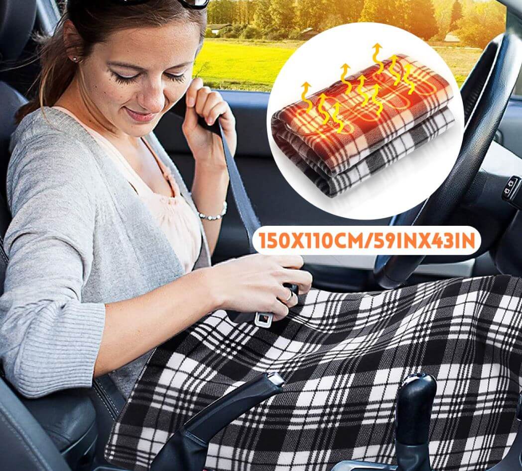 CozyDrive – The Electric Heated Blanket for Your Car