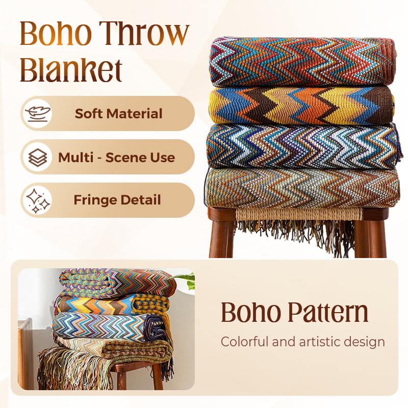 CasaLunaWeave – Boho Blanket That Combines Warmth and Style