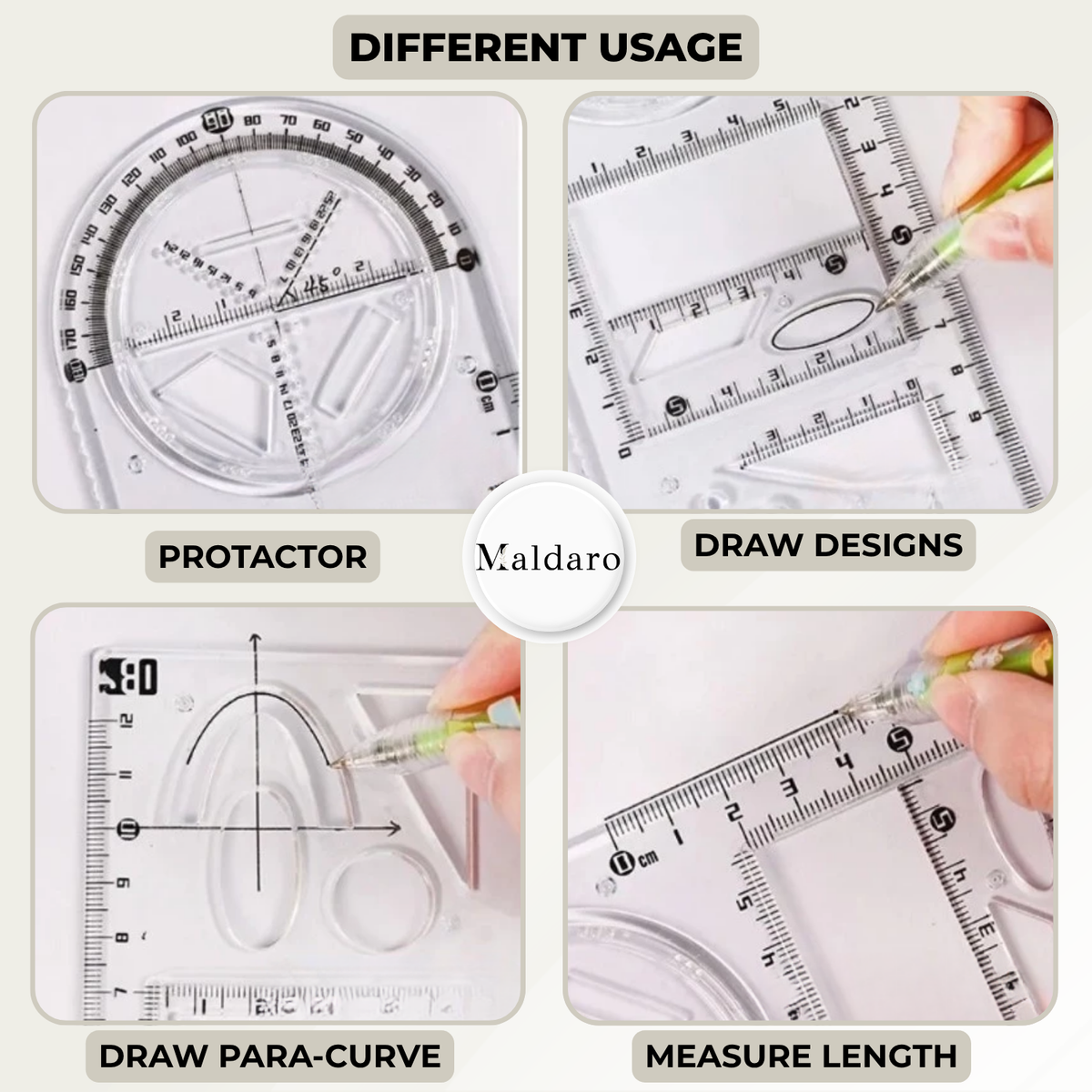 1+1 FREE | ArcSketch - Multi-function Drawing Ruler, Precision and Creativity