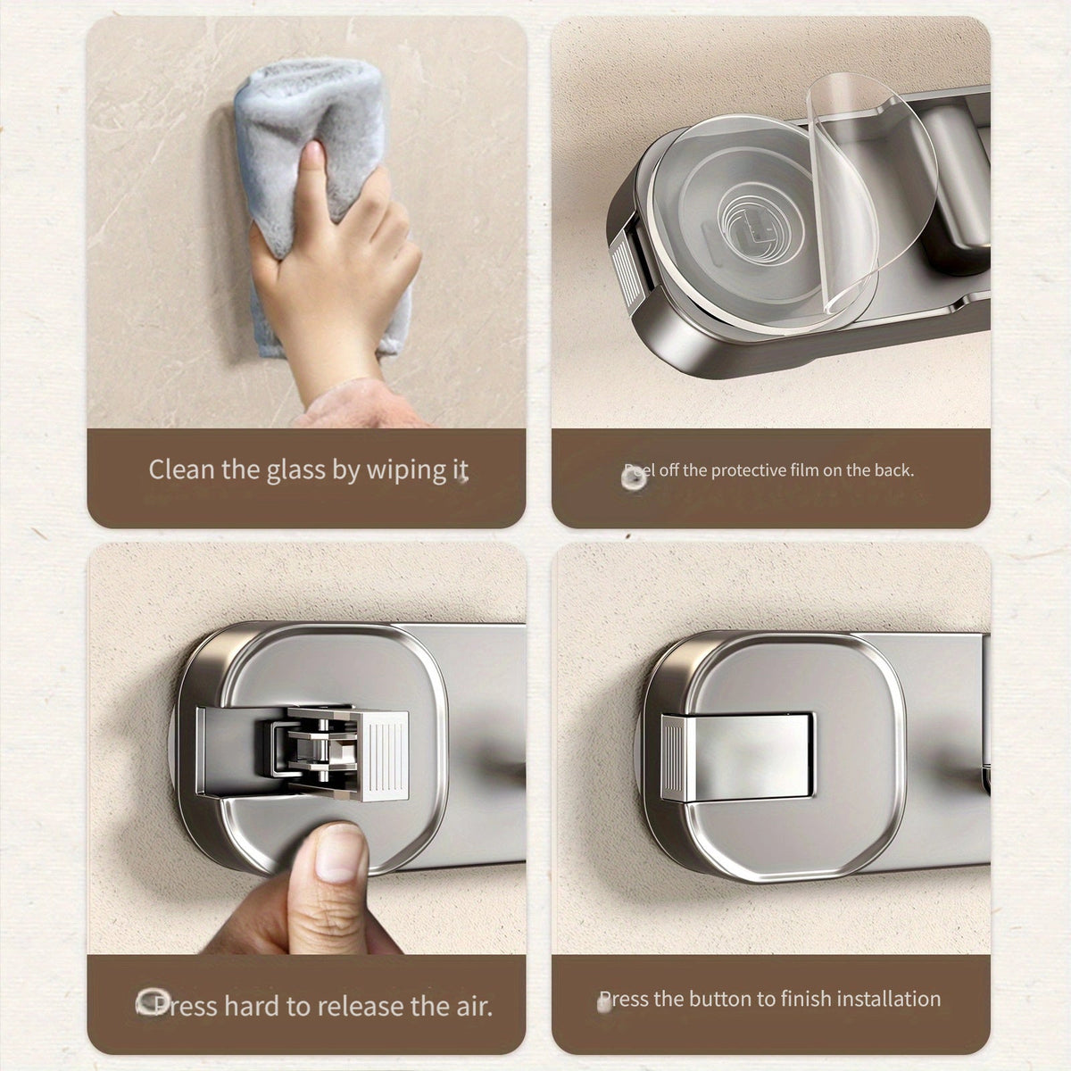 1+1 FREE | OrganizeEase – wall-mounted storage solution without damage, providing instant order