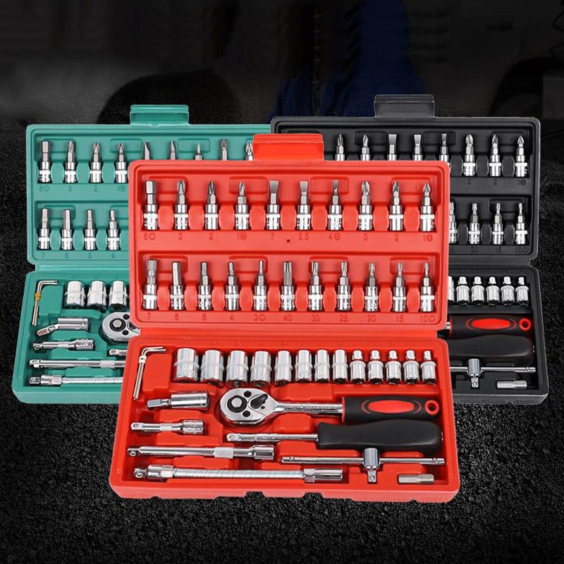 RigorGrip – The Ultimate 46-Piece Quick-Change Socket Wrench Set