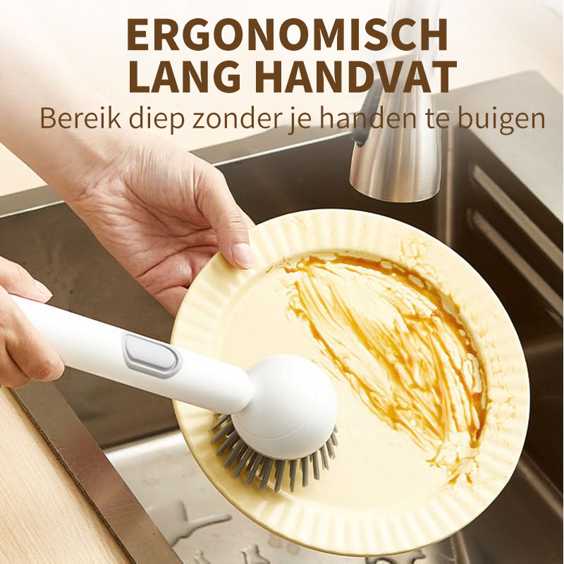 2+1 FREE | 360Scrub – Rotatable Dish Brush with Long Handle