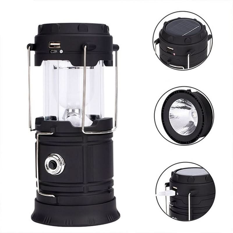 LumoGlide - Double Solar Lamp & Flashlight for Endless Outdoor Light