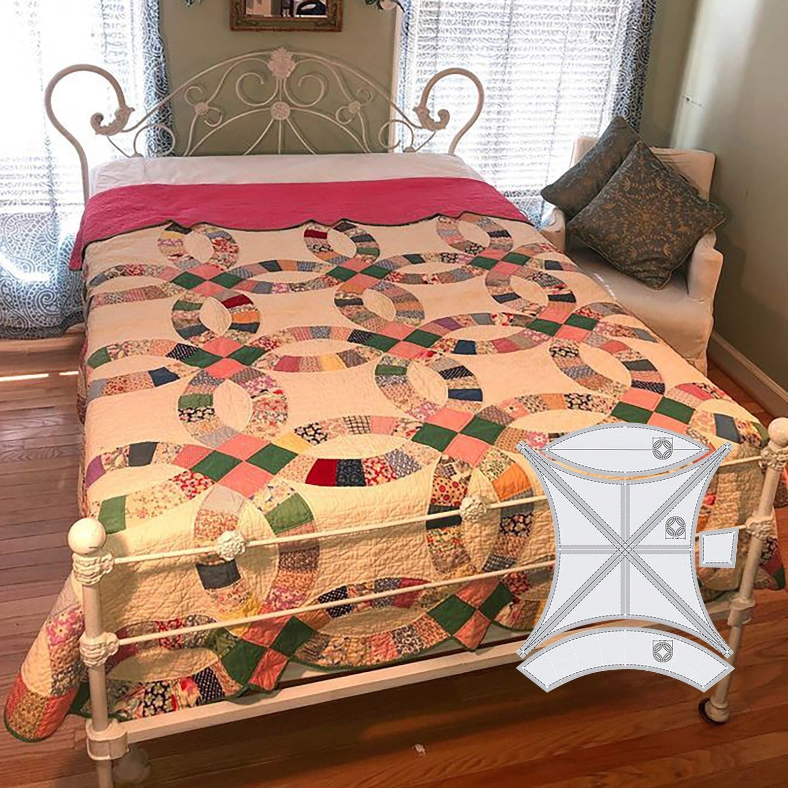 QuiltEase – Precise Patchwork Templates for Perfect Wedding Rings