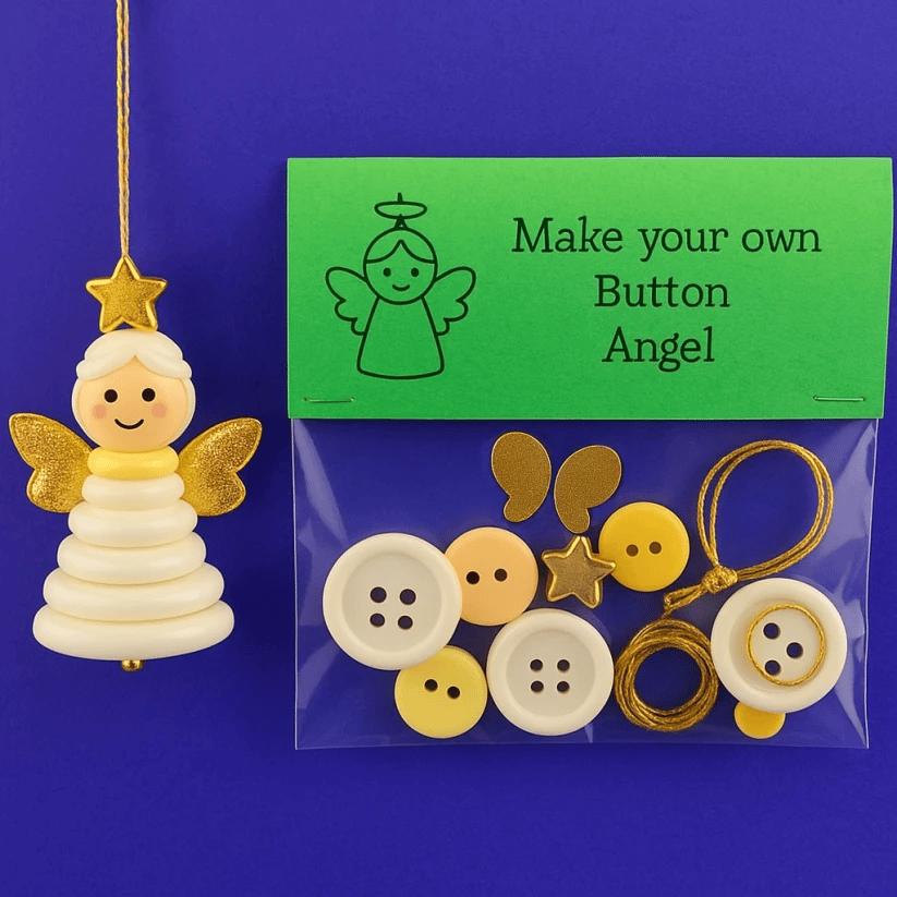 ButtonJoy – Your Personal DIY Christmas Miracle Made of Buttons
