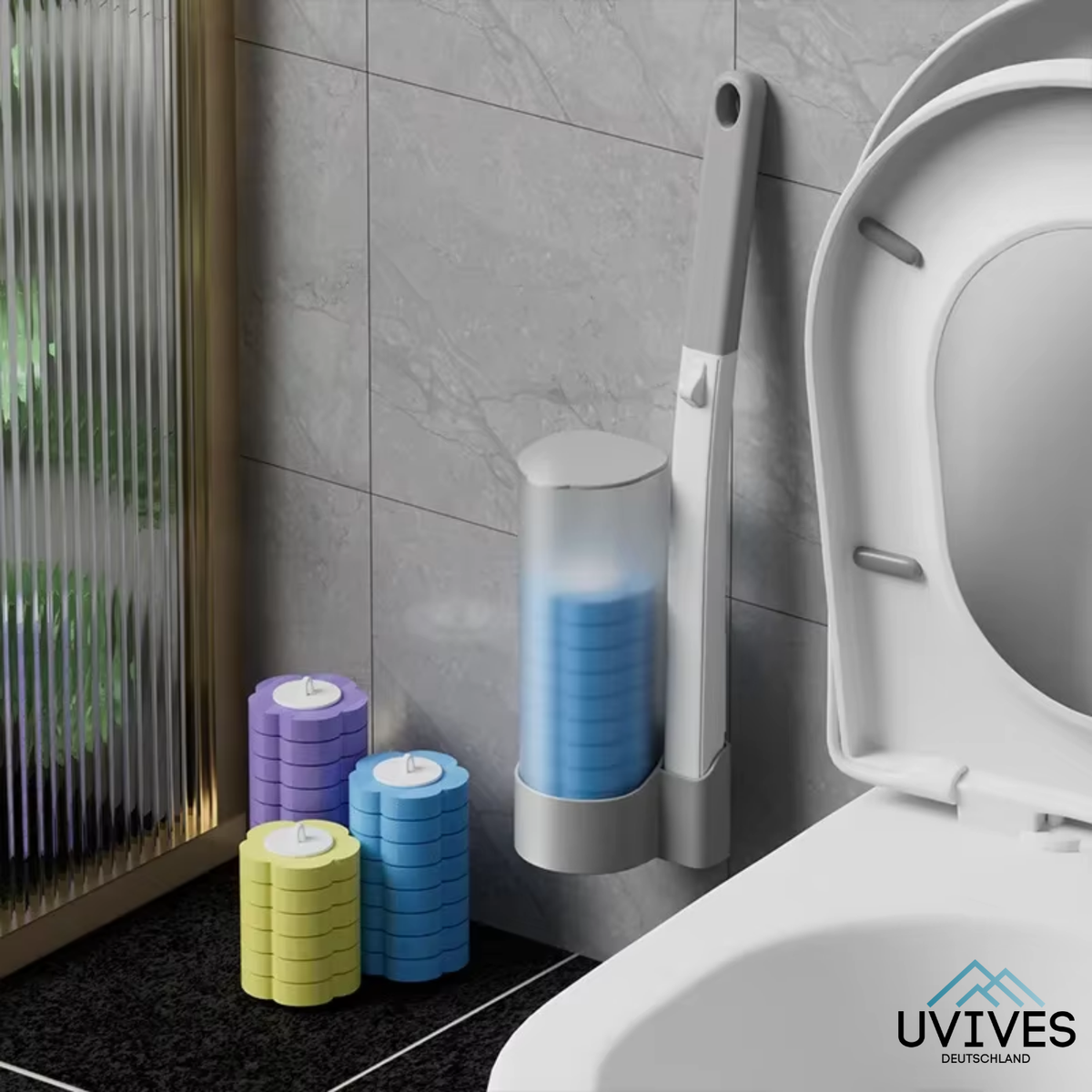 CleanGrip – Hygienically clean toilet without scrubbing