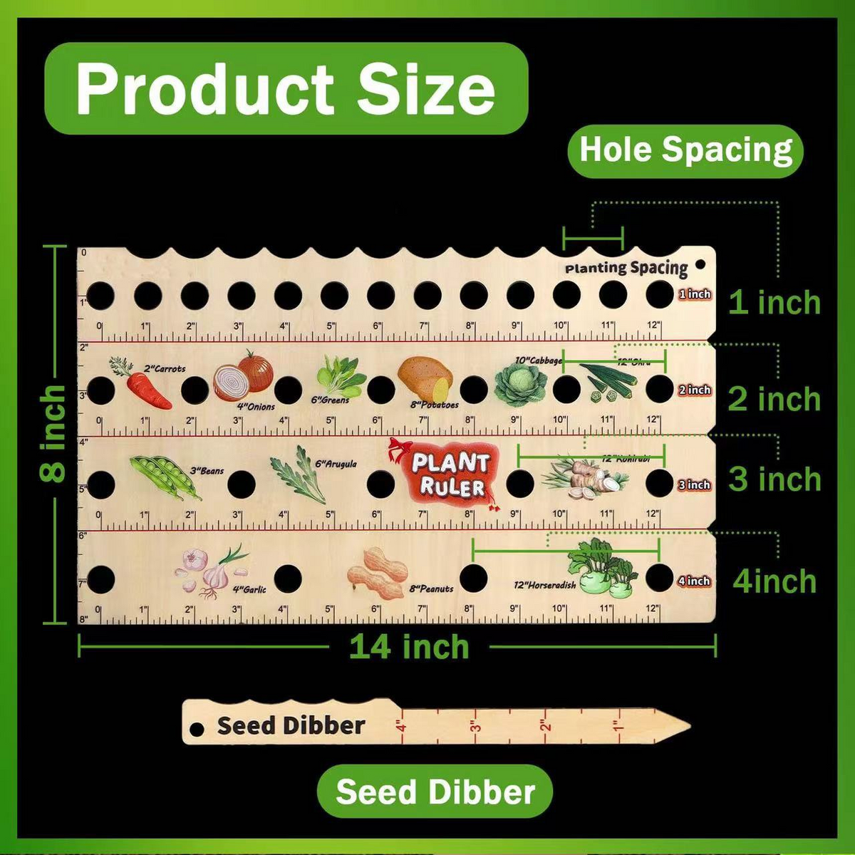 PlantRuler – Perfect Seed Spacing and Depth for Thriving Plants