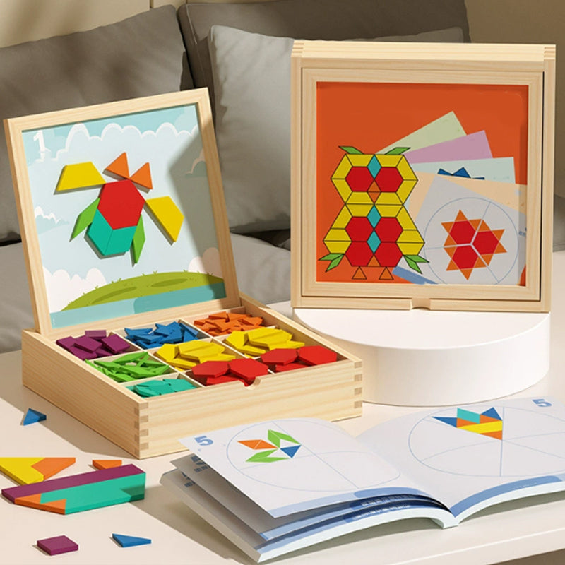 PlayMagix - Enhance Creativity and Brain Performance with Magnetic Wooden Building Blocks