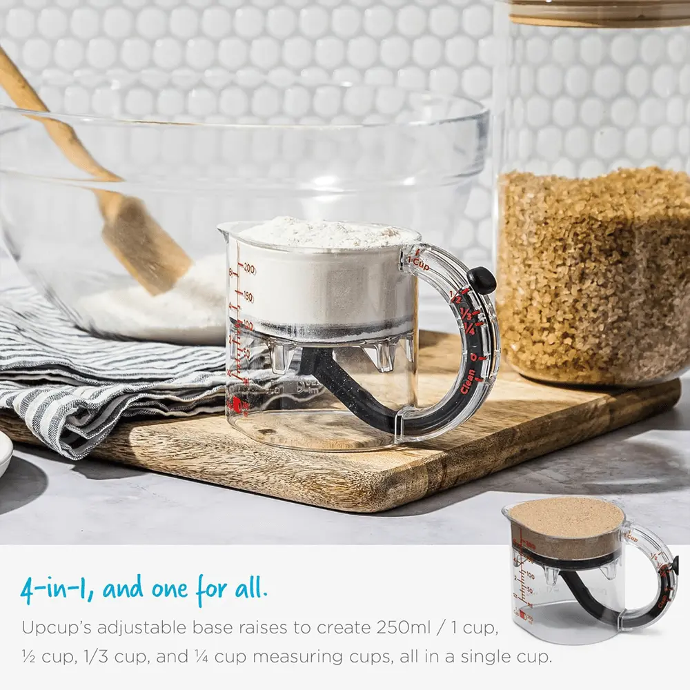 MeasurePerfect – 4-in-1 Measuring Cup for Precise Cooking
