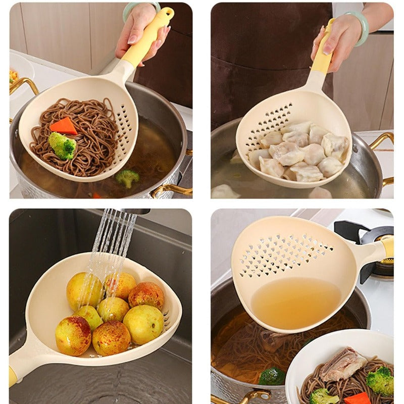 1+1 FREE | ScoopSwift – Drain and Serve Food Faster Without Mess