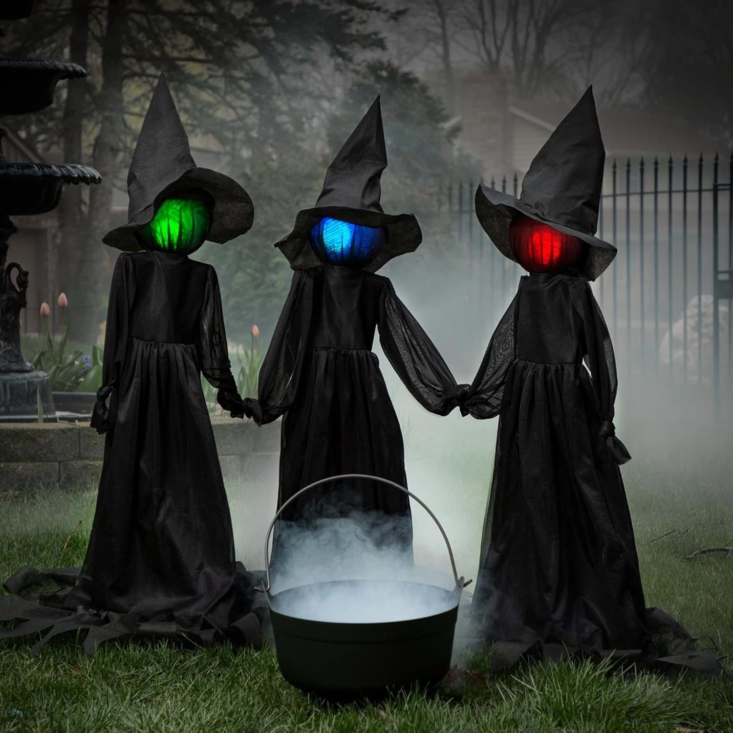 HexaGlow – Set of 3 Glowing Halloween Witches!