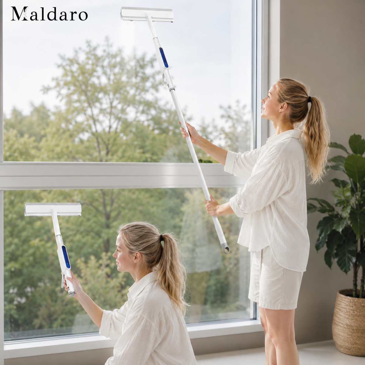 ClearView360 – Spray, Clean, and Remove Dirt from Windows in One Step