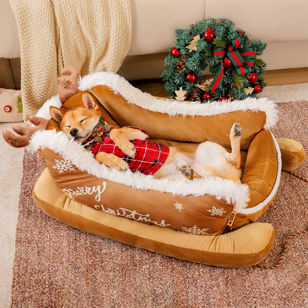 PawSleigh – The Festive Dog Bed for Dreamy Winter Days